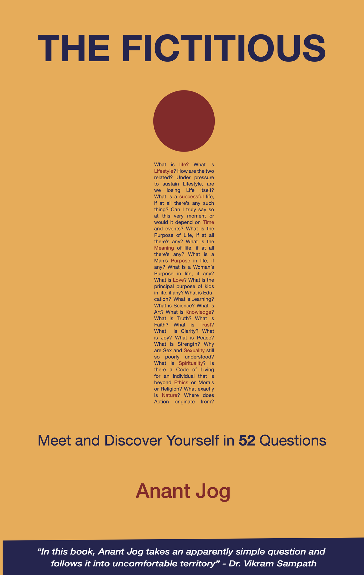 Cover of The Fictitious I — Meet and Discover Yourself in 52 Questions